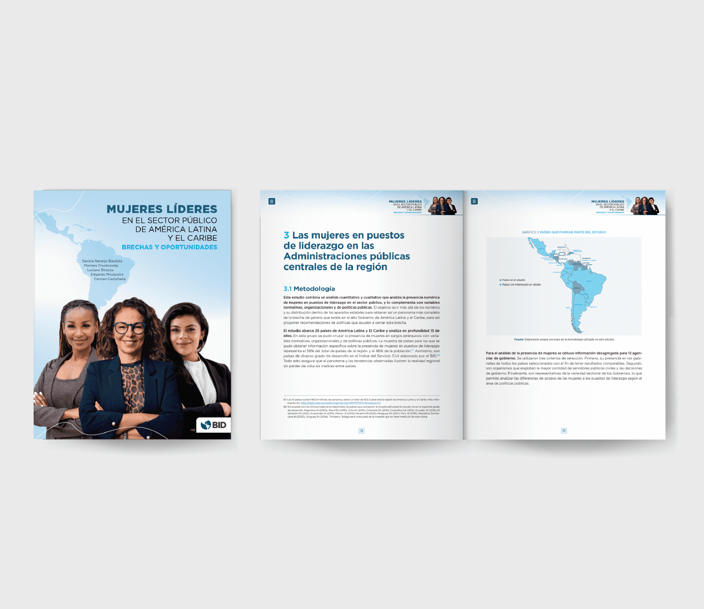 Mujeres líderes en el sector público de América Latina y el Caribe: brechas y oportunidades (2022)